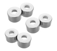 MINAOLULUS Lot de 6 Cache-rosaces en Acier Inoxydable pour Échelles de Piscine, Protection pour Rampe Diamètre 6,6 Cm, Finition Électrolytique Plate, Accessoires Sécurisés pour Bride