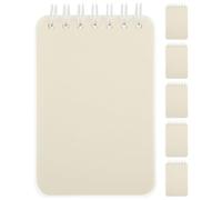 MINAOLULUS Lot de 6 Carnets à Spirale A7 Petit Format, Papier à Croquis Épais, Couverture Texturée, Carnet de Poche pour Dessin, Notes et Organisation Scolaire ou Bureau, Cahiers en Gros