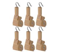 MINAOLULUS Lot de 6 Crochets de Rechange Transparents pour Mécanisme D'inclinaison de Baguette de Store, Contrôle Précis Lumière, Kit de Réparation Solide pour Stores D'intérieur, Rénovation