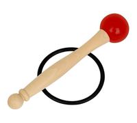 MINAOLULUS Maillet de Bol Chantant en Caoutchouc Manche en Bois, Anneau en Caoutchouc pour Percussion Douce, Léger et Portable, Accessoire pour Bol Sonore et Contemplation Musicale