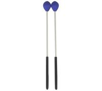 MINAOLULUS Maillets de Marimba Bleus en Bois de Hêtre avec Tête de Champignon, Équilibre et Fabrication Soignée pour Percussion Intérieure et Extérieure, 1 Paire