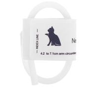 MINAOLULUS Manchon de Pression Artérielle pour Animaux Tissu Non Tissé Tpu Brassard Tensiomètre Réutilisable pour Vétérinaire et Soins des Animaux et Précis Adapté aux Cabinets et Boutiques