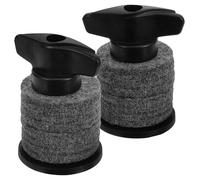 MINAOLULUS Manchons de Cymbales pour Batterie 2 Jeux Feutres de Protection et Écrous, Accessoires de Remplacement Robustes et Solide, Compatibles pour Percussions et Batteries Acoustiques