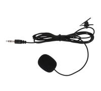 MINAOLULUS Micro-Cravate à Pince 5 Pièces Noir Câble 1,5m | Boîtier en PVC, Fonctionnement Plug-and-play, Voix Claire, pour Enseignants, Podcasteurs, Réunions Zoom et Vidéos en Direct