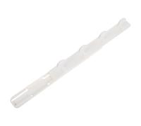 MINAOLULUS Organisateur pour ustensiles de cuisine blanc en ABS 30 cm sans perçage pour rangement sous meuble et plan de travail, crochet coulissant multifonction pour cuisine