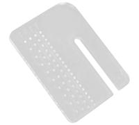 MINAOLULUS Outil à Perforer Cuir 4mm Épais en Acrylique, Poinçonneur de Ceinture Multifonction, Perforatrice à Gros Trous pour Maroquinerie et Couture, Aide la Piqûre Précise et Solide