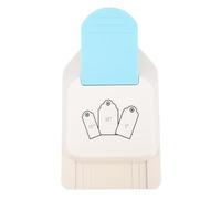 MINAOLULUS Perforatrice Multifonction pour Scrapbooking et Diy, Poinçon à Levier pour Étiquettes aux Coins Ronds de 6,4 Cm, 5,0 Cm et 3,8 Cm, Accessoire de Découpe pour Papier, Projets