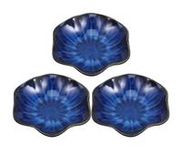 MINAOLULUS Petits Bols à Sauce Design Compact en Céramique Empilables Ensemble de 3 Maison Présent, pour Sauces Soja et Assaisonnements Réutilisable
