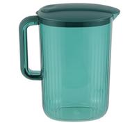 MINAOLULUS Pichet à Eau Froide 2200ml en Plastique As Léger et Alimentaire Couvercle Vert pour Maison et Hôtel, Récipient Pratique pour Boissons et Bière