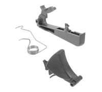 MINAOLULUS Pièces Détachées pour Tronçonneuses Modèles 350 353 346 340 345 357 359 Kit de Remplacement Gâchette D'accélérateur et Levier de Starter, Ensemble Complet pour Réparation