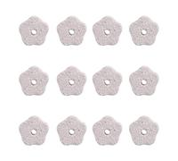 MINAOLULUS Pierre à Mâcher Calcium Volcanique, Lot de 12 Pièces 4X2 CM, pour Hamsters et Cochons d'Inde, Accessoire Naturel pour Cage de Lapins et Chinchillas