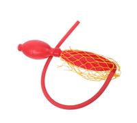 MINAOLULUS Poire à Presser en Caoutchouc Rouge pour Laboratoire, Double Bulb Air Pump, Étanchéité Fiable, Contrôle Précis de l’Air, pour Recherche Scientifique