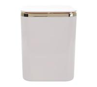 MINAOLULUS Poubelle de Bureau Carrée Blanche en Pp pour Comptoir et Bureau