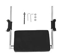 MINAOLULUS Repose-Pieds Rembourré pour Chaise de Bureau Noir, Support Moelleux Meilleure Posture, pour Bureau Assis-Debout et Fauteuil Inclinable, Accessoire Ergonomique de Confort