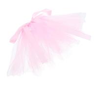 MINAOLULUS Robe en Dentelle Rose pour Grand Chien, Tutu Respirant en Résille Douce, Tenue Élégante pour Chien, Vêtements pour Animaux, Costume d'anniversaire et Fête, Confortable et Légère