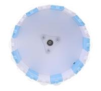 MINAOLULUS Roue d'exercice Silencieuse pour Hamster Grand Modèle 18,5 Cm en Plastique Couleur Rose et Blanc, pour Animaux de Compagnie, Stimulation et Activité Physique Quotidienne