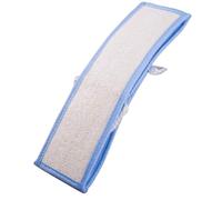 MINAOLULUS Serviette de Bain pour Frotter le Dos Longue Bleue en Éponge de Loofah Naturelle Exfoliante et Appliquer la Crème pour Corps Adaptée aux Garçon et Filles Personnes Âgées