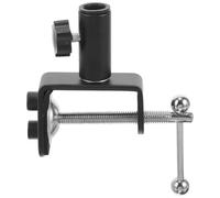 MINAOLULUS Support de Bureau Réglable Pince en C, Base Métal et Plastique, Accessoire Serrage-joint pour Bras de Microphone de Bureau, Fixation Stable pour Table, Compatible Supports Micro,