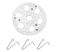 MINAOLULUS Support Grille Ronde en Acier Inoxydable 304 pour Cuiseur Vapeur Pliable et Pratique pour Cuisson Vapeur de Légumes et Petits Pains