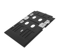 MINAOLULUS Support pour Imprimante de Cartes PVC 86 X 54 Mm Plateau d'impression à Double Fente Porte-Cartes Pratique Compatible R330 L805 Bac Tri Cartes