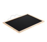 MINAOLULUS Tableau Noir Mural en Bois Massif 30x40 Cm, Mini Panneau Rustique à Craie, Tableau D’écriture Suspendu Cuisine, Bureau et École, Surface Simple Face Effaçable