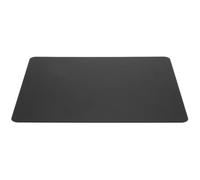 MINAOLULUS Tapis de Souris Rigide Double Face en Alliage D'aluminium Ultra-Fin 300x240 Mm Noir, Antidérapant et Gaming, pour Bureau et Jeu, Surface Lisse, Grosse Taille
