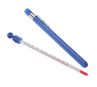 MINAOLULUS Thermomètre à liquide pour vinification avec affichage instantané, verre et plastique, outil d'affichage de la température actuelle pour cuisine et mesure de température ambiante