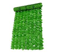 MINAOLULUS Treillis Artificiel 0,5M Feuilles de Vigne Imprimées, Mur Végétal Décoratif pour Balcon et Jardin Extérieur, Décoration Naturelle et Protection d'Intimité