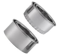 MINAOLULUS Ustensiles Cuisine Créatifs Ensemble de 6 en Acier Inoxydable Moules Ronds pour Découpe de Pâte à Raviolis Prise Confortable Fabrication de Quenelles et Biscuits