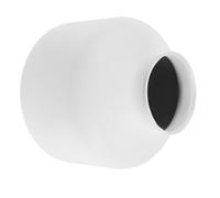 MINAOLULUS Vase Moderne en Fer Blanc Mat 21w102 Pot Décoratif Minimaliste pour Fleurs Séchées et Herbes Pampa, Jardinière Nordique Multifonction pour Bureau, Maison et Décoration Intérieure