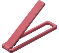 Mince Cellulaires Béquille,Horizontal & Vertical Bureau Support,Coller Pliable Téléphone Support Pour Plupart Cellulaires,Tablettes,Rouge