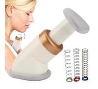 Mince de décolleté - Réducteur de double menton, tonifiant pour le visage et le cou | Outil d'exercice facial ergonomique avec masseur Gua Sha Parfait pour un usage domestique Définition