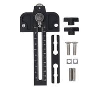 Mince Rip Jig Table de Scie Guide Rapide Outil Durable En Alliage D'aluminium Unidirectionnel Table Scie Jig Guide avec Rouleau Conception pour 3/8x3/4in 3/8x1/4in T Fentes
