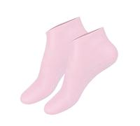 Minceur Gainant en Gel de Silicone, à l', chaussettes de pédicure pour réparer le talon des pieds secs et adoucir la peau Chaussettes De Contention Mollet (Pink, One Size)
