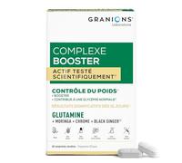Minceur GRANIONS Contrôle Du Poids - Coupe Faim Glycémie - Cure 30 Jours | Complexe Contrôle Du Poids - Minceur, Coupe Faim, Perte De Poids - Glycémie Normale, Confort Digestif, Zinc - Cure 30 Jours