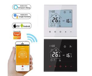 MINCO HEAT M4A Thermostat au sol chaud Tuya WiFi 3A 16A chaudière à gaz électrique/contrôleur de température de chauffage de l'eau 1 PC Electric 16A WiFi B