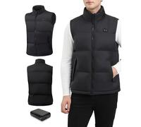Mincoo Gilet Chauffant Homme Femme avec Powerbank 18400mAh, Veste Chauffante Épaisse 7.4V à 3 Niveaux de Chaleur et 5 Zones Chauffantes - Ultra Chaude pour l’Hiver, le Travail, le Ski et les Outdoor