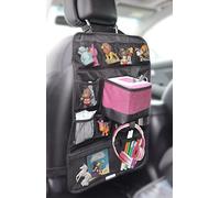 Mind Care Essentials Organisateur de voiture pour boîtes à musique comme Toniebox ou Tigerbox | par ex. pour Toniebox, 20 figurines, accessoires, écouteurs, bouteille d'eau et plus | 12 compartiments