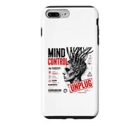 Mind Control Unplug Cyberpunk Dystopian Glitch Art Coque pour iPhone 7 Plus/8 Plus