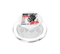 Mind Control Unplug Cyberpunk Dystopian Glitch Art PopSockets PopGrip pour MagSafe