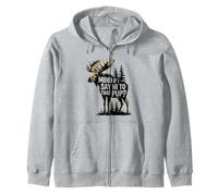Mind If I Say Hi to That Pup? - Funny Moose Design Sweat à Capuche