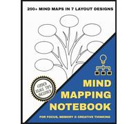 Mind Mapping Notebook for Focus, Memory & Creative Thinking: 7 Unique Visual Templates to Organize Ideas, Study Smarter, Boost Productivity & ... Pages for Students, Professionals & Creative
