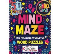 Mind Maze: The Amazing World of Word Puzzles: Dive into 50 Exciting Themes with 2,000 Hidden Words! Perfect for All Ages, Offering Hours of Fun, ... Stress Relief, and Family Entertainment !