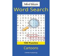 Mind Maze Word Search Cartoons: Word Find Puzzles Featuring Classic Cartoons, Family Fun Activities, and Brain Games for All Ages