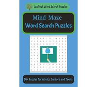 Mind Maze Word Search Puzzle Book: Word Search Puzzles with fun words covering various topics from Geography to your Toolbox 6x9 inches, 110 pages | 50+ puzzles | Gift for Holidays and Free Time