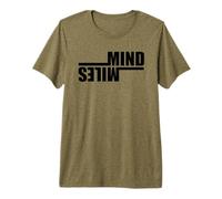 Mind Over Miles Fun Running Runner Marathon Meme T-Shirt Haut de Gamme