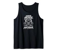 Mind Over Muscle Gorilla Zen Strength Peace Yoga Débardeur