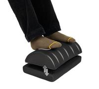 Mind Reader Air-Cloud Repose-pieds sous le bureau en mousse à mémoire de forme, soutien ergonomique pour le dos, les hanches, les jambes, les genoux et les pieds, hauteur réglable, mousse à mémoire de