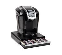 Mind Reader HERO36-BLK Tiroir à café à portion unique, capacité de 36 dosettes, salle de pause, 32,4 cm (L) x 33 cm (l) x 7,6 cm (H), plastique, noir