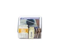 Mind Reader Mini organisateur de condiments multifonction en acrylique pour café et thé, idéal pour coiffeuse, salle de bain, bureau et bien plus encore, transparent